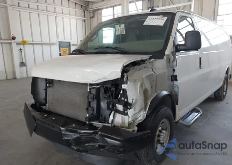 2023 Chevrolet Express Cargo Van Work Van from USA, damaged, VIN 1GCWGBFP3P1242825